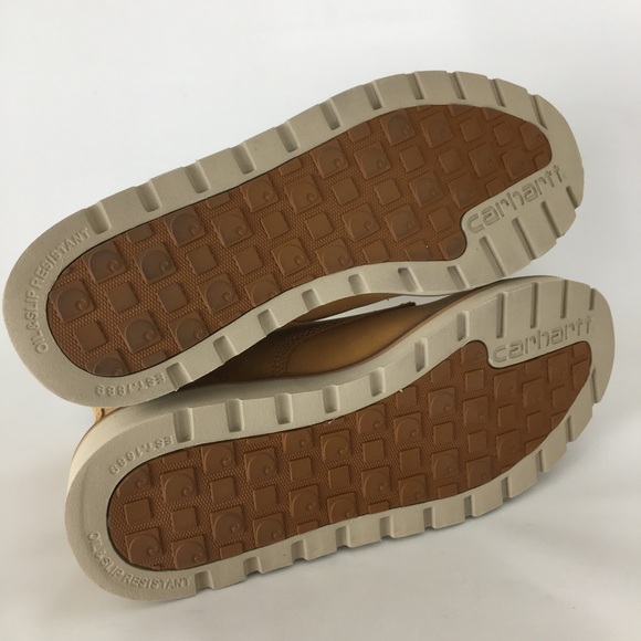 Carhartt Womens 6" Moc Toe Wedge Work Boot NEW Tan Lightweight Soft Toe Ankle - Picture 9 of 14